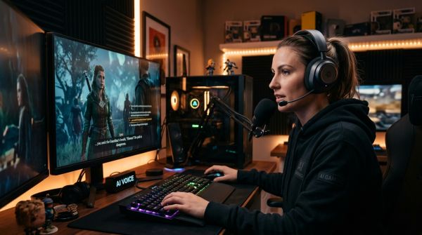 How can AI-driven voice synthesis be used to create more diverse character voices in RPGs?