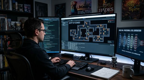 How can machine learning be used to generate procedurally unique levels in roguelike games?